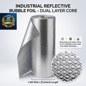 Barrière thermique moderne pour grenier, feuille laminée à bulles en aluminium réfléchissante et résistante aux déchirures, protection anti-UV <span class=keywords><strong>2</strong></span> - Product Image 5
