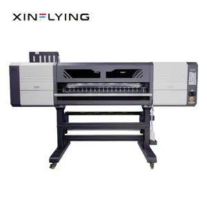 High Speed And High Quality Large Output 1.2M 8pcs Heads Digital Printer T-shirt Customized Printer With Powder Shaker