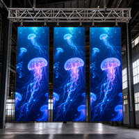 Écran LED déroulant numérique d'intérieur P1.25, affichage publicitaire portable pour salons professionnels, directement de l'usine
