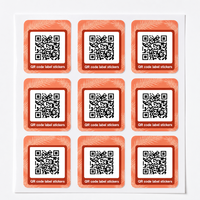 Étiquette autocollante personnalisée avec code QR, rouleau d'étiquettes imperméables anti-contrefaçon pour l'emballage de produits cosmétiques, imprimable