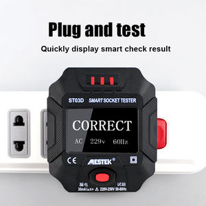 Mestek Digital Display Socket <strong>Tester</strong> Power Socket Wiring Detection Wall Plug Breaker Finder <strong>RCD</strong> Test Socket Detector EU/US/UK - Product Image 3