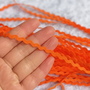 Ruban de couture en dentelle ondulée festonnée de 3 mm de qualité supérieure, bord incurvé en PP, pour vêtements et travaux manuels DIY - Product Image 2