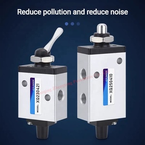 Válvula Solenoide Neumática de Aire de Bobina Única de Gran Tamaño de 1/2 Pulgada, Serie XQ XQ230420-XQ250620, Eléctrica de 5/2 Vías, AC 24V 110V 220V 380V - Product Image 4