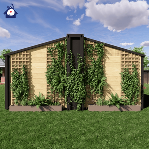 Maison de jardin préfabriquée, cabane extensible en acier, maison-conteneur de luxe, design moderne, villa écologique - Product Image 1