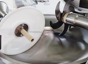 Viande électrique coupant la capacité de l'acier inoxydable 10-80kg/batch des lames 304 de la machine 6 - Product Image 2