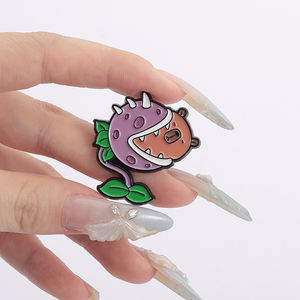Pin de Esmalte de Capibara con Pato y Planta, Divertido Broche de Animal, Joyería de Regalo para Niños y Amigos, Venta al por Mayor - Product Image 1