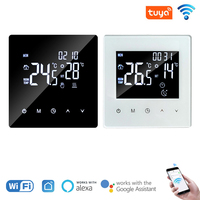 Termostato Inteligente Wifi Tuya para Calefacción por Suelo Radiante, Caldera de Agua/Gas, Control de Temperatura Digital Táctil LCD, Compatible con Google Home y Alexa