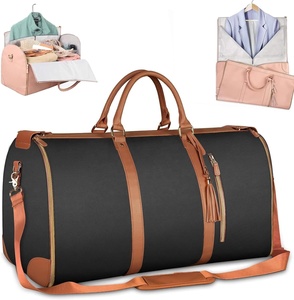 Bolsa de Viaje Plegable de Gran Capacidad para Mujer, Modelo 2024 <span class=keywords><strong>Okasa</strong></span> 24041214, con Cierre de Cremallera, en PU, para Trajes, Color Personalizado - Product Image 1