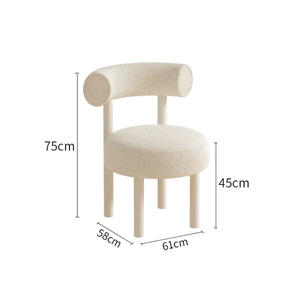 Set Tavolo da Pranzo di Lusso Moderno Rettangolare da 4, 6 e 8 Posti con Piano in Ardesia e Legno Massello Bianco per Arredamento Sala da Pranzo - Product Image 6