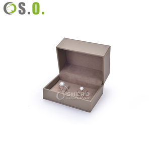 Luxury Custom PU <b>Leather</b> Jewelry Box Set With Plastic Base Customizable Color Elegant Packaging For Rings <b>Bracelets</b> Earrings - Product Image 2