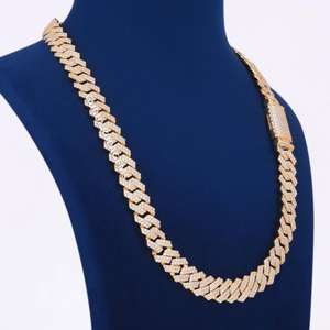 สร้อยคอเพชรแท้เพาะเลี้ยง 925 เงินสเตอร์ลิง ดีไซน์หรูหรา ของขวัญแต่งงาน เครื่องประดับ - Product Image 1