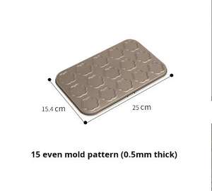 Plaque de cuisson carrée antiadhésive cookie cacao croustillant moule de cuisson <span class=keywords><strong>four</strong></span> à <span class=keywords><strong>micro</strong></span>-ondes <span class=keywords><strong>four</strong></span> électrique plaque de cuisson spéciale commerciale - Product Image 4