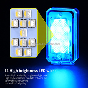 Luz de Rock RGB <span class=keywords><strong>LED</strong></span> Recarregável Kaidengzhe 11SMD para Avião e Moto com Controle Remoto, Iluminação Externa, Carregamento Tipo-C, Modificada - Product Image 3