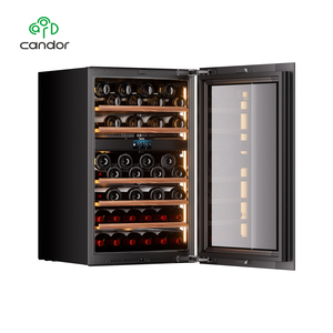 Enfriador de Vino Eléctrico Candor para 49 Botellas, Doble Zona, Pantalla Táctil TFT, Iluminación LED, Enfriador de Vino y Bebidas - Product Image 1