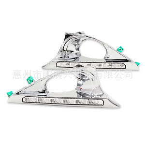 Cubierta de luz antiniebla para Toyota Camry 2012-2014, ABS plateado, con clip, para el lado izquierdo y derecho, bisel de embellecedor LED - Product Image 3