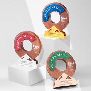 Certificatron Wood Alloy <b>Trophy</b> Laser <b>Engraved</b> Digital Printing Business Gift Conference Award - Product Image 3