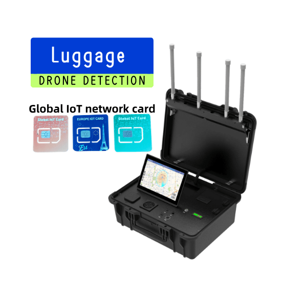 HYUCX Drone Detector UAV Detection Device ABS Material Locates Drone Controller Position RF Sensing Technology Anti-Drone