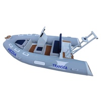 Bateau pneumatique semi-rigide Orca Hypalon de 3,6 m, mini-bateau de luxe, yacht