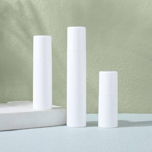 <b>Empty</b> 15ml 30ml 50ml PP <b>Plastic</b> Airless Pump Serum <b>Bottle</b> White Cosmetic Dispenser with Silk Screen Printing - Product Image 3