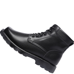 Botas de Nieve para Hombre, Impermeables, con Tacón Medio, Forro de Algodón Cálido, Cierre de Cordones Delanteros, Color Sólido - Product Image 1