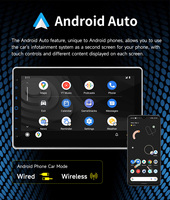 Écran Android pour voiture BQCC 10,25 pouces pour BMW KIA HONDA avec Carplay intégré, montage sur tableau de bord, USB, garantie 1 an, autoradio
