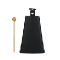 Bell Metal Cowbell Percussion Instrument Tone Block with Exquisite Musicality