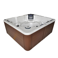 Jacuzzi Infantil Elevado para 6 Personas con 94 Chorros de Hidromasaje, Controles Balboa, Esterilizador de Ozono e Iluminación Cromoterapéutica