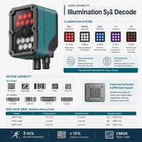 Lecteur de codes-barres industriels 2D haute vitesse avec connexion Ethernet Profinet, scanner de codes à montage fixe pour l'inspection des codes DPM des pièces automobiles