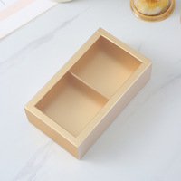 Emballage en papier recyclable imprimé personnalisé 4 6 8 Diviseurs Biscuits Pâtisserie Desserts Inserts Boîte à tiroirs