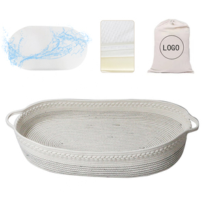 100% cotton dây sơ sinh MOSES giỏ thay đổi Giỏ dây dệt di động cũi trẻ em MOSES giỏ và bộ đồ giường nệm - Product Image 2