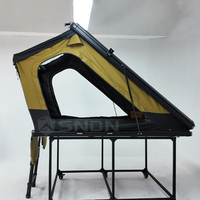 Tente de toit rigide en aluminium SNDN 4x4 pour l'extérieur, tente de toit double couche quatre saisons, imperméable, pour 2 personnes, tente de camping sur le toit