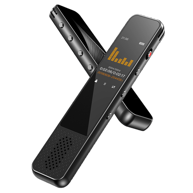 BENJIE 16GB Professional Digital Voice Recorder Metal Body MP3 Players with 15M Distance Recording Feature