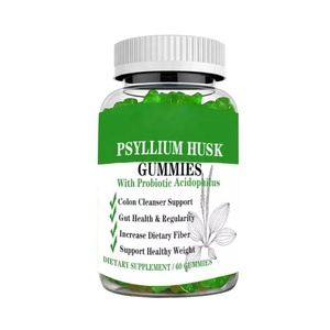 Nhà Cung Cấp Hạt Giống Plantain Vỏ Probiotic Acidophilus Tăng Chất Xơ Chế Độ Ăn Uống Hỗ Trợ Kẹo Dẻo Psyllium Husk Trọng Lượng Khỏe Mạnh - Product Image 1