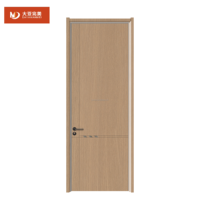 Porte intérieure en placage de bois bionique sculpté, finition grain de bois, pour appartement, hall, chambre, maison, hôtel, cuisine, salle de bain, villa préfabriquée - Vente en gros