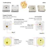 Tira de Luces LED Flexible WS2812B SK6812, Direccionable, Programable, Inteligente, DC5V USB, Luces Decorativas para Exteriores, Personalizables, Impermeables, Venta al Por Mayor