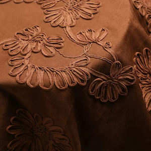 Tela de Gamuza Bordada con Cordón Enrollado para Prendas de Vestir, Bolsos, Almohadas y Tapicería de Sofás - Product Image 5