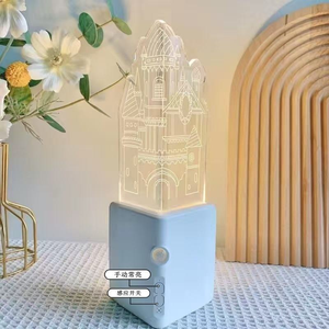 Lampe LED portable intelligente pour maison connectée, étanche IP65, alimentée par USB, avec écran tactile et commande vocale, veilleuse d'ambiance - Product Image 2