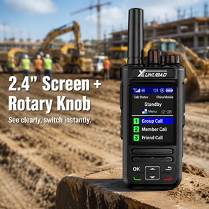 Radio PoC 4G XUNLIBAO, Red de Radio 2600, Pantalla de 2.4 Pulgadas, Aleación de Aluminio, USB Tipo-C, Disponible en Stock, Envío Rápido, Sin Cuota de Plataforma, Walkie Talkie - Product Image 3