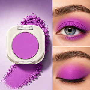 อายแชโดว์สีม่วงแบบฝุ่นเนื้อแมตต์และชิมเมอร์สำหรับแต่งหน้าประจำวันและงานปาร์ตี้ - Product Image 6
