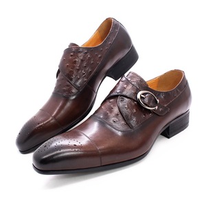 Chaussures Richelieu en Cuir Véritable pour Homme, à Lacets, Bout Fermé, Style Business Décontracté, Luxueuses, pour Mariage Automne-Hiver - Product Image 3