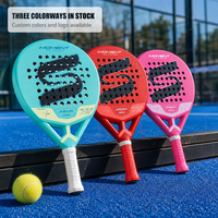 Raquette de padel en fibre de carbone thermoformée sur mesure, fabrication Jusain, OEM ODM, logo personnalisé, vente en gros
