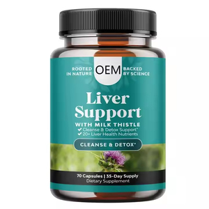 Cápsulas de Extracto de Cardo Mariano Orgánico, Apoyo para la Salud del Hígado, Desintoxicación del Hígado, Extracto de Zinc, Cúrcuma y Alcachofa - Product Image 5