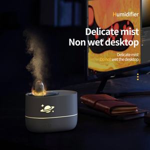 350ml Portable Rocket Shaped 7 Colors Led Flame Aromatherapy Home Cool Mist Humidifier <b>Diffuser</b> Essential Oil Aroma <b>Diffuser</b> - Product Image 6