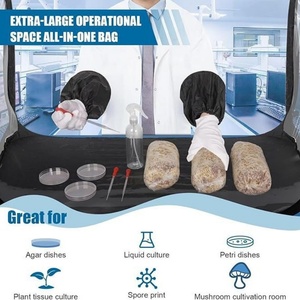 Prezzo di fabbrica <span class=keywords><strong>SAB</strong></span> portatile ancora Air Box DIY Sterile vano portaoggetti asettico porta per guanti per micologia fungo coltivazione - Product Image 4