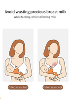 YOUHA gros manuel bébé-alimentation portable collecteur de lait 120ml tire-lait en silicone