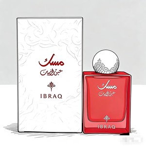 Profumo IBRAQ, una fragranza fresca e fruttata con una miscela orientale di legni arabi, è ricca e di lunga durata. - Product Image 6
