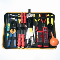 Kit d'outils de sertissage de câbles réseau, ensemble de maintenance informatique et réseau, outils de réparation pour électriciens basse tension