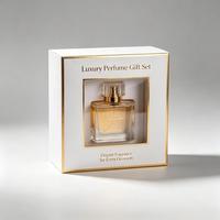 Boîte à parfum en papier pliable personnalisée, emballage cosmétique de luxe pour flacon de parfum de 30 ml et 50 ml