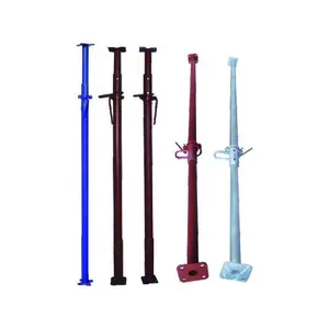 Adjustable steel prop metal shoring jack for construction formwork support pipe scaffolding jack shoring acrow prop