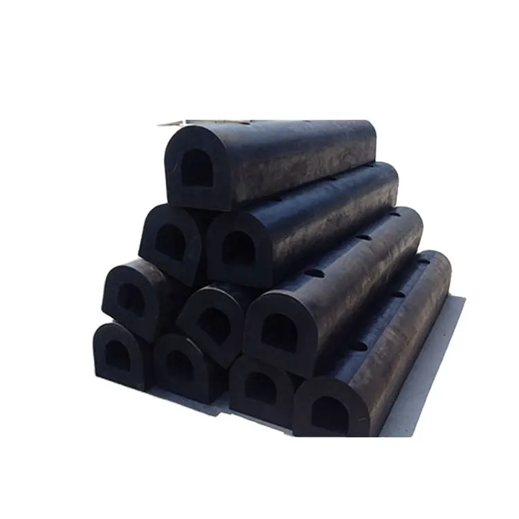 China professional manufacture of D rubber fender marine rubber fender NR-SBR: natural rubber ,EPDM material